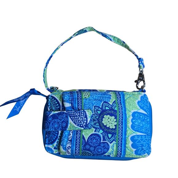 Vera Bradley Claire Lizzy Crossbody Bag 12x8x5 with Matching Wristlet Wallet - Picture 9 of 14